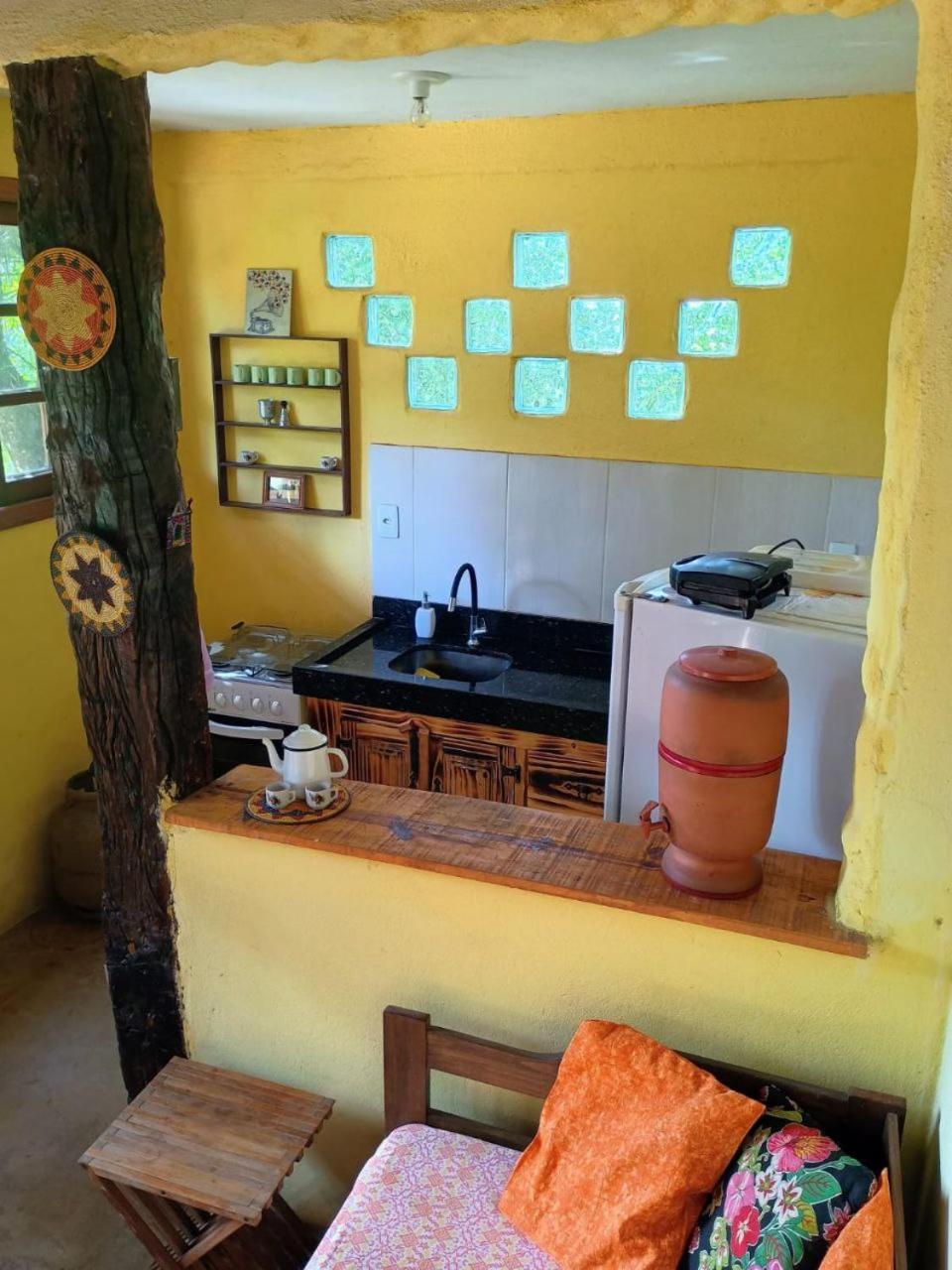 Chale Aconchegante Em Estancia Climatica Santo Antonio do Leite Luaran gambar